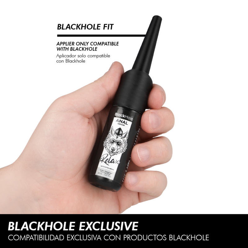 Black Hole Lubrificante Base Silicone con Applicatore 30ml - immagine 3