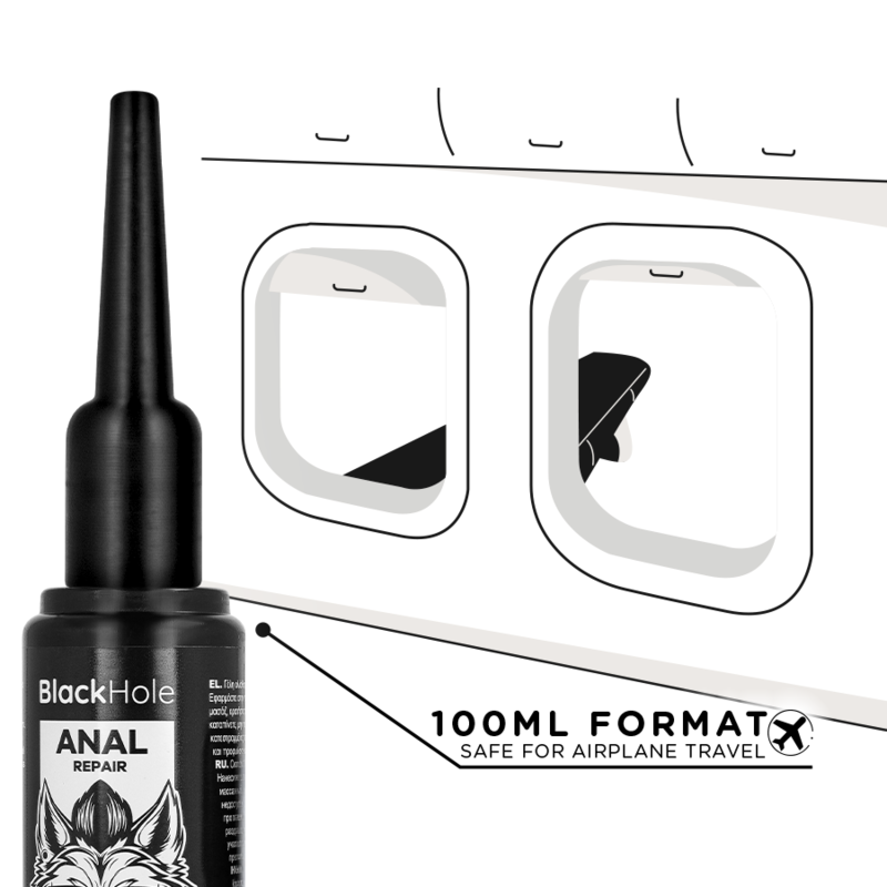 Black Hole Applicatore Lubrificante Base Silicone L 100ml Premium - immagine 5