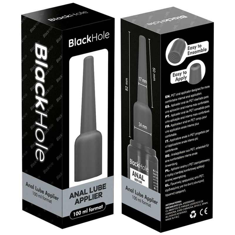 Black Hole Applicatore Lubrificante Base Silicone L 100ml Premium - immagine 8