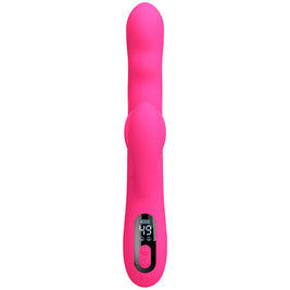 Intense Vibratore Rabbit Multifunzione con Display LED Rosa - immagine 5