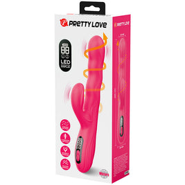 Intense Vibratore Rabbit Multifunzione con Display LED Rosa - immagine 10