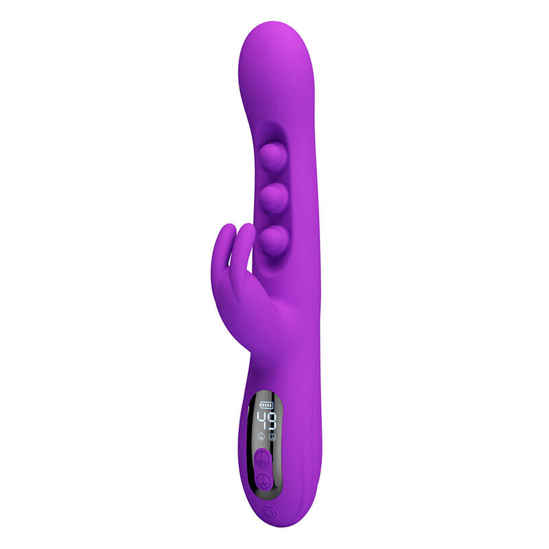 Intense Sabien Vibratore Rabbit con Percussione e LED Viola - immagine 6