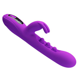 Intense Sabien Vibratore Rabbit con Percussione e LED Viola - immagine 4