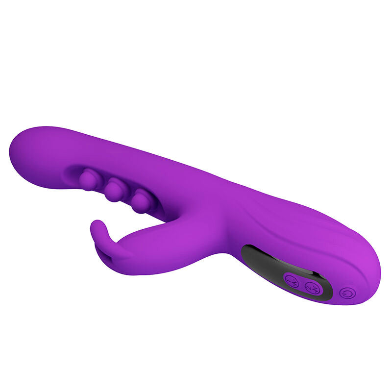 Intense Sabien Vibratore Rabbit con Percussione e LED Viola - immagine 5