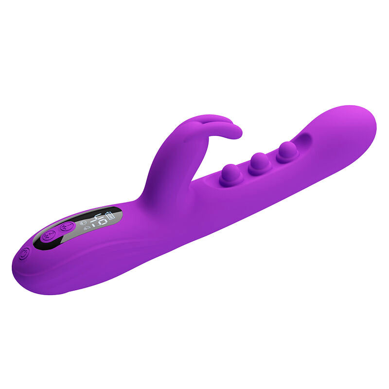 Intense Sabien Vibratore Rabbit con Percussione e LED Viola - immagine 3