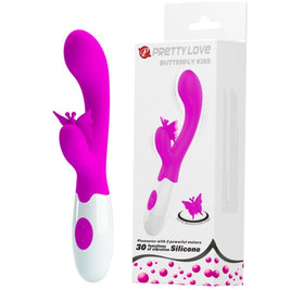 Intense Butterfly Kiss Vibratore Rabbit 30 Funzioni Viola - immagine 2