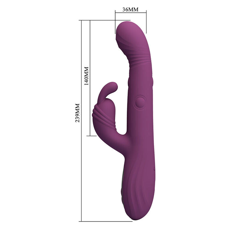 Intense Dee Vibratore Rabbit Multifunzione con Oscillazione e Percussione - immagine 6