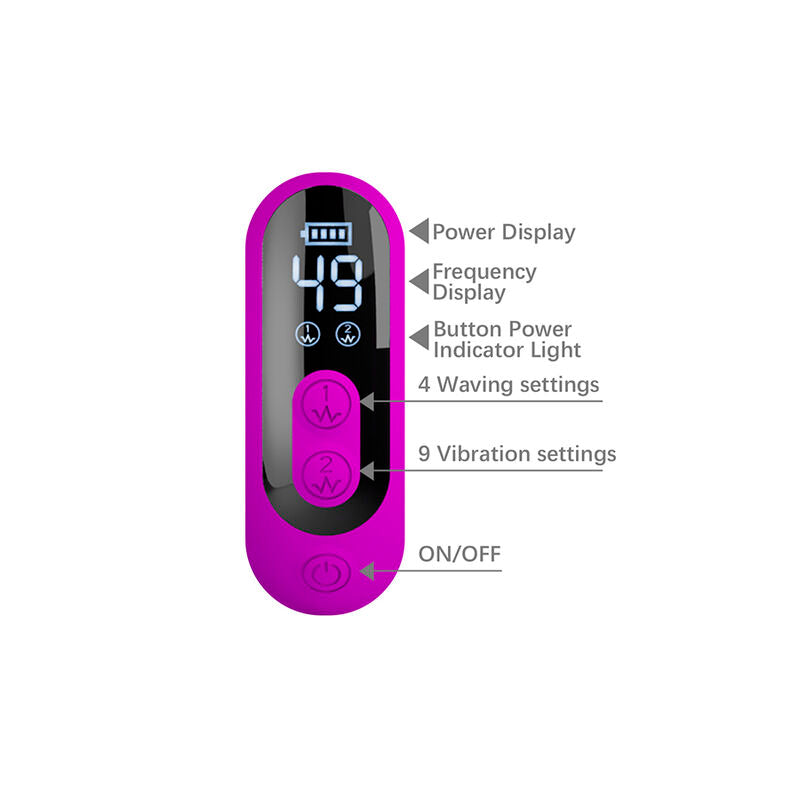 Intense Yalanda Vibratore Rabbit Oscillante con Display LED - immagine 9