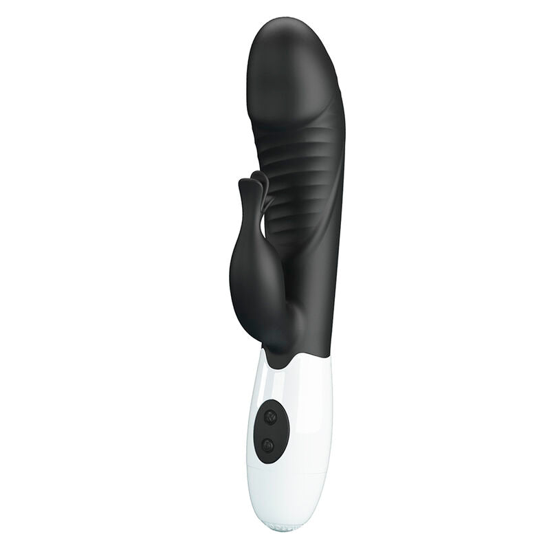 Intense Rasmussen Vibratore Rabbit 30 Funzioni in Silicone Nero - immagine 7