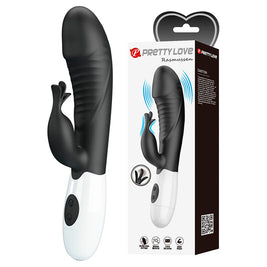Intense Rasmussen Vibratore Rabbit 30 Funzioni in Silicone Nero - immagine 2
