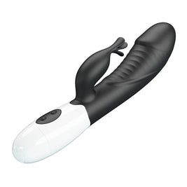 Intense Rasmussen Vibratore Rabbit 30 Funzioni in Silicone Nero - immagine 3
