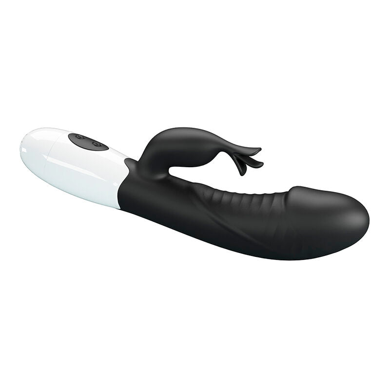 Intense Rasmussen Vibratore Rabbit 30 Funzioni in Silicone Nero - immagine 5