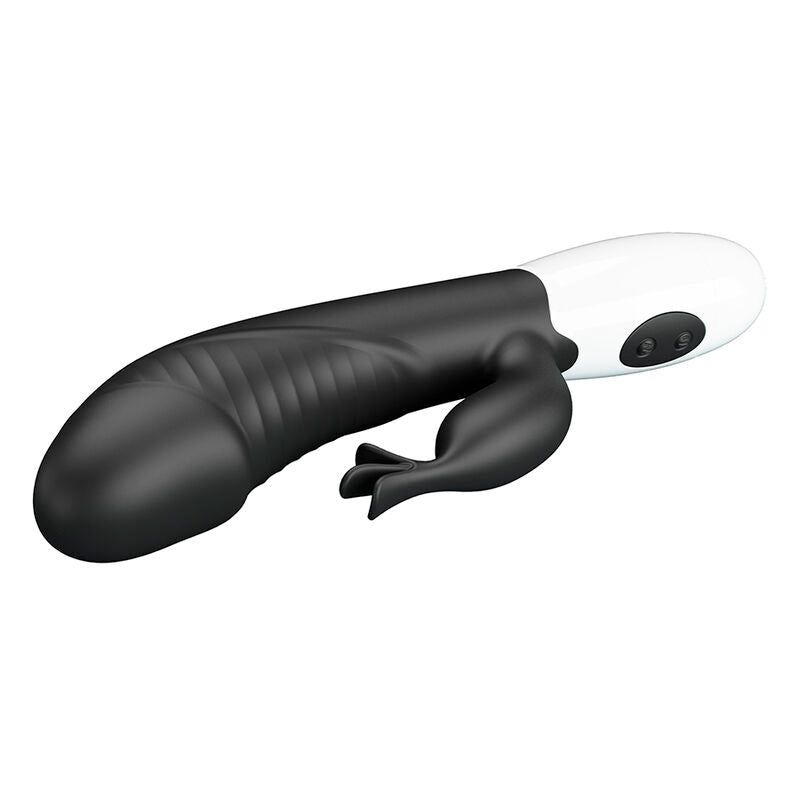 Intense Rasmussen Vibratore Rabbit 30 Funzioni in Silicone Nero - immagine 4