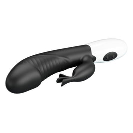 Intense Rasmussen Vibratore Rabbit 30 Funzioni in Silicone Nero - immagine 4