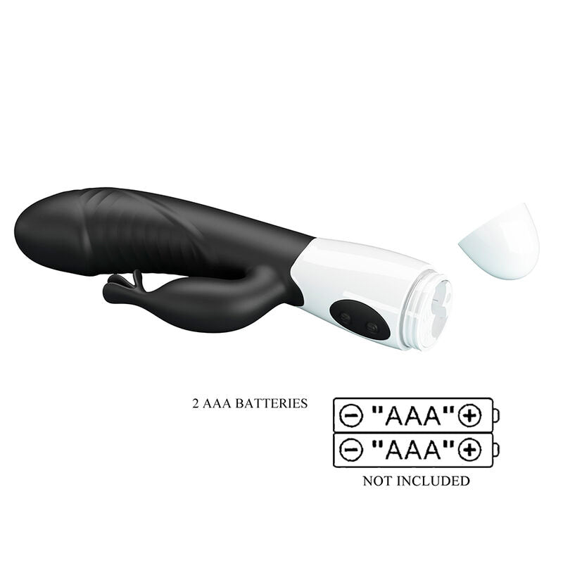 Intense Rasmussen Vibratore Rabbit 30 Funzioni in Silicone Nero - immagine 10