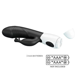 Intense Rasmussen Vibratore Rabbit 30 Funzioni in Silicone Nero - immagine 10