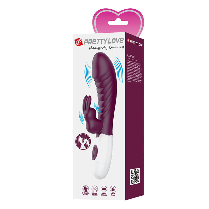 Intense Naughty Bunny Vibratore Rabbit 30 Funzioni Viola - immagine 11