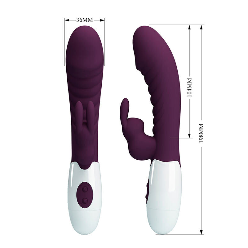 Intense Naughty Bunny Vibratore Rabbit 30 Funzioni Viola - immagine 8