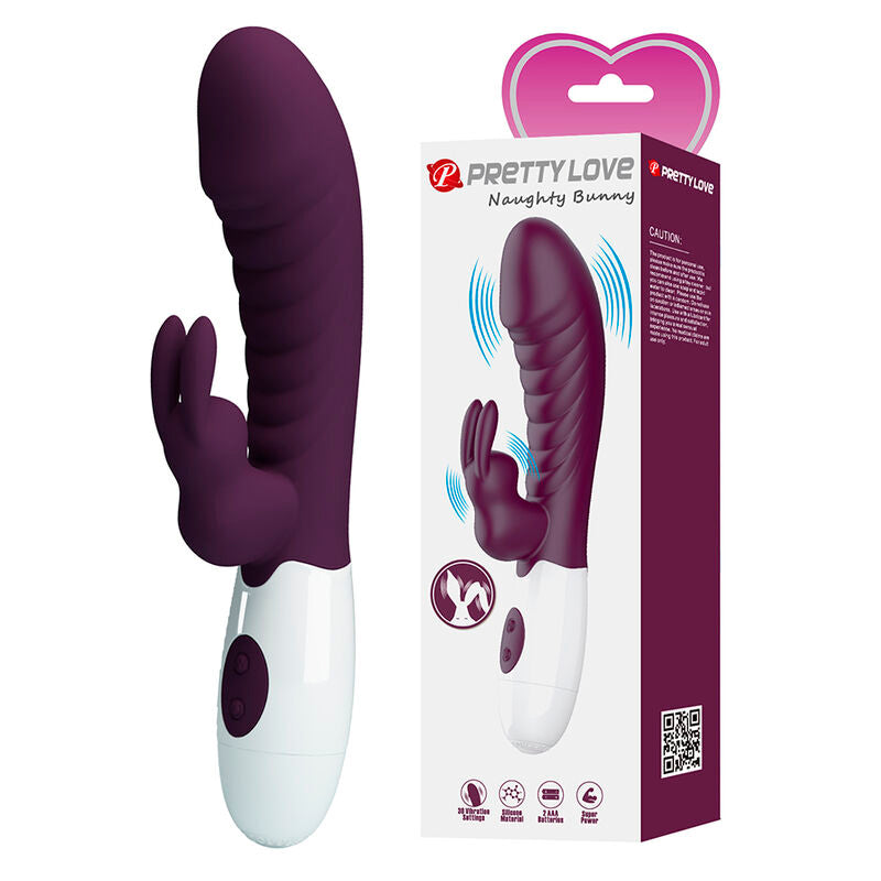 Intense Naughty Bunny Vibratore Rabbit 30 Funzioni Viola - immagine 2