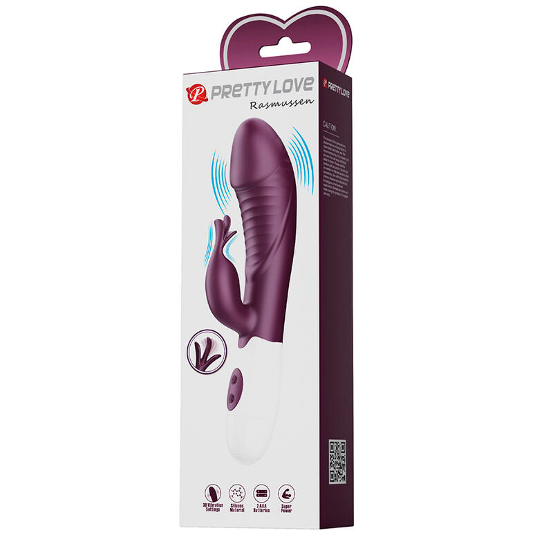 Intense Rogue Muse Vibratore Rabbit 30 Funzioni Viola Premium - immagine 7