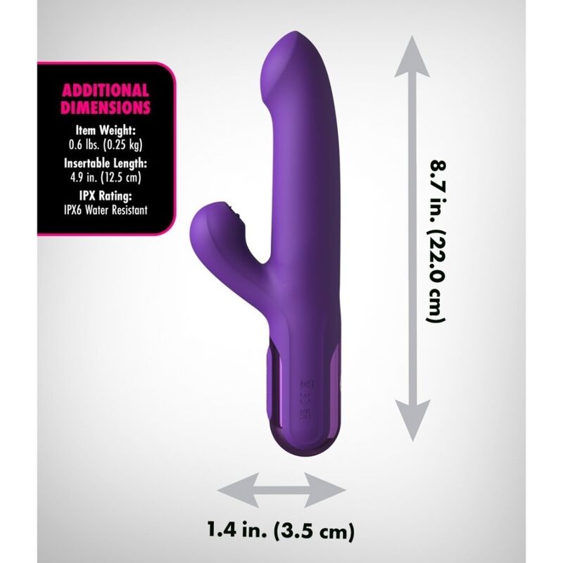 Fantasy For Her Super Sonix Thruster Rabbit in Silicone Premium - immagine 6