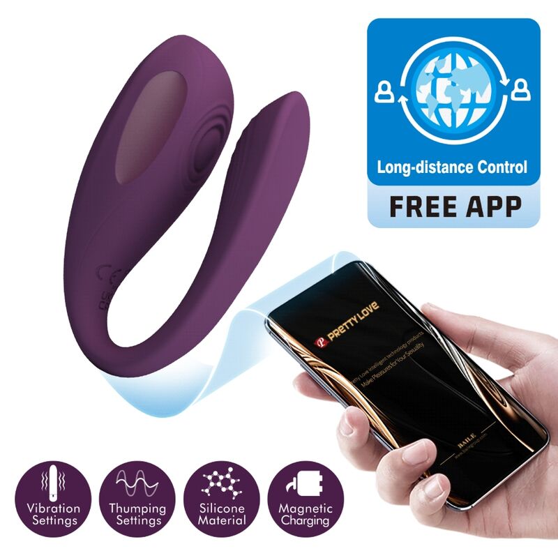App Series Aari Stimolatore Connesso Viola con App Gratuita