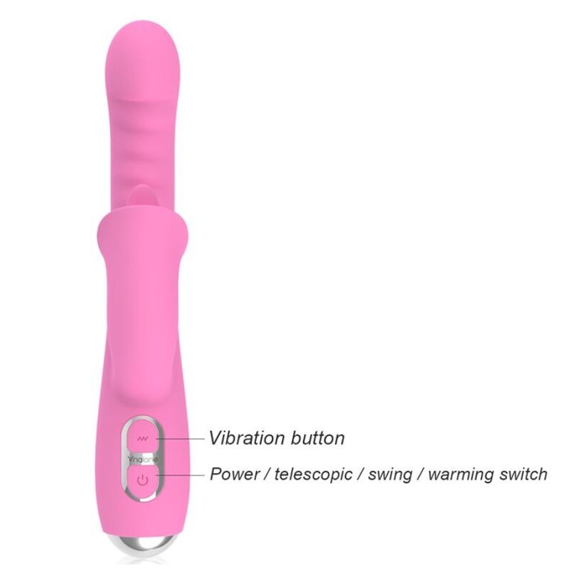 Nalone T-May Vibratore Rabbit in Silicone Premium Rosa - immagine 7