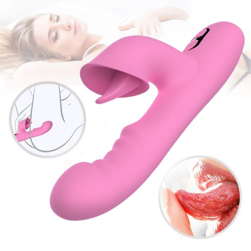 Nalone T-May Vibratore Rabbit in Silicone Premium Rosa - immagine 2
