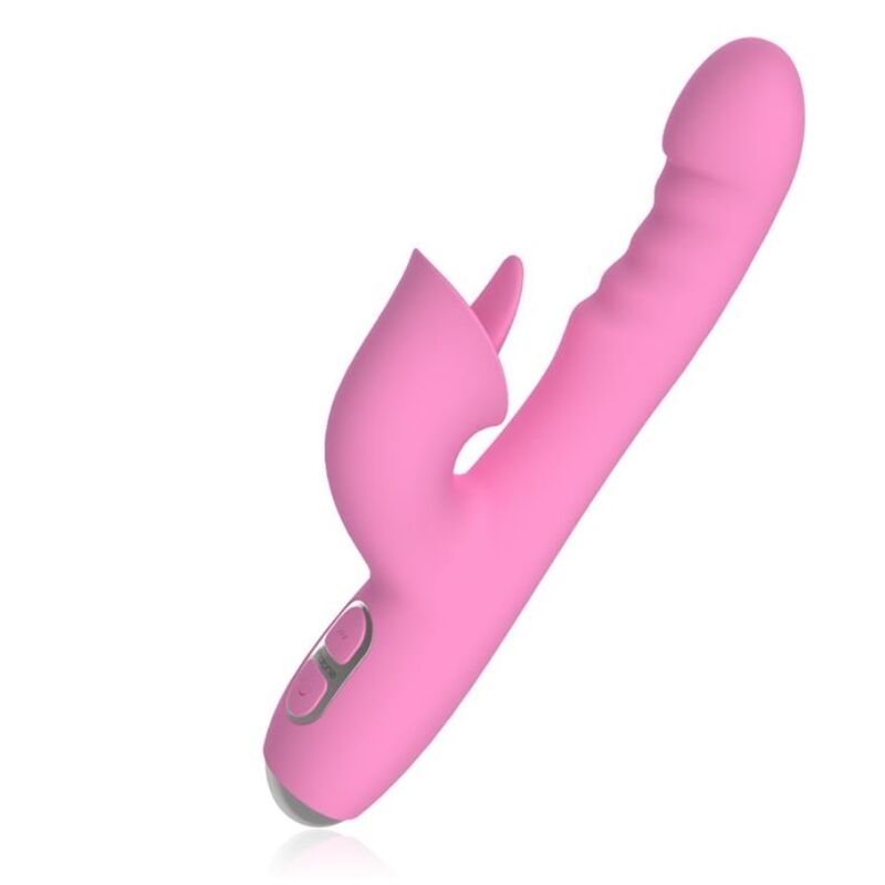 Nalone T-May Vibratore Rabbit in Silicone Premium Rosa - immagine 5