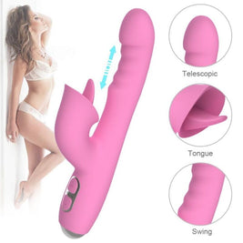 Nalone T-May Vibratore Rabbit in Silicone Premium Rosa - immagine 10