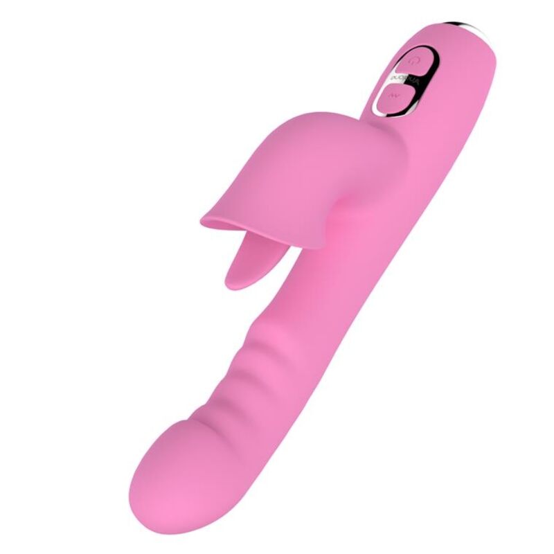 Nalone T-May Vibratore Rabbit in Silicone Premium Rosa