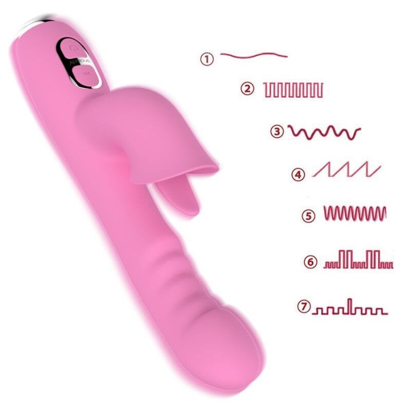 Nalone T-May Vibratore Rabbit in Silicone Premium Rosa - immagine 9