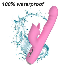 Nalone T-May Vibratore Rabbit in Silicone Premium Rosa - immagine 4