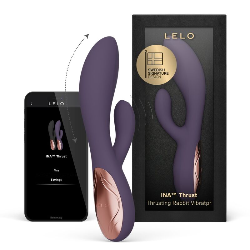 LELO INA Wave Vibratore Rabbit Premium in Silicone Body-Safe