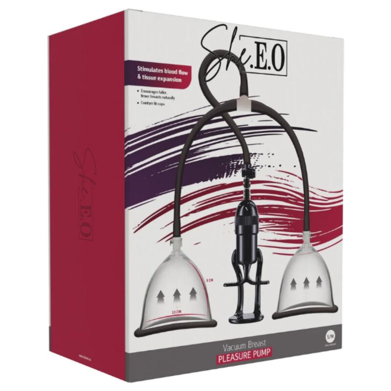 She.E.O Stimolatore a Vuoto per Seno S/M Premium - immagine 4