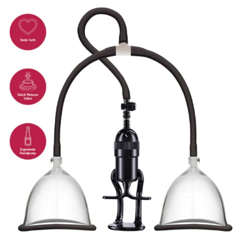 She.E.O Stimolatore a Vuoto Premium per Capezzoli M/L | Syriox