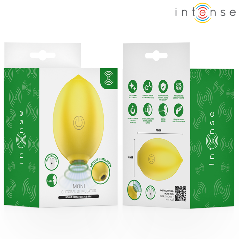 Fun Toys Intense Moni Stimolatore Clitorideo a Suzione Lemon - immagine 9