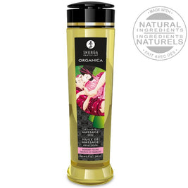 Shunga Olio da Massaggio Biologico al Lampone 240ml Premium - immagine 2