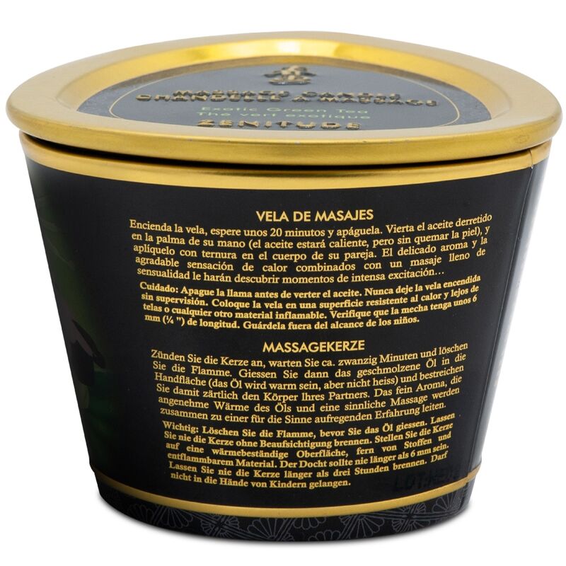 Shunga Candela da Massaggio al Mango 170ml Body-Safe Premium - immagine 4