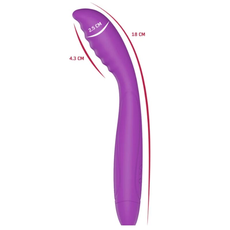 She.E.O Vibratore Punto G Premium in Silicone Body-Safe Viola - immagine 4