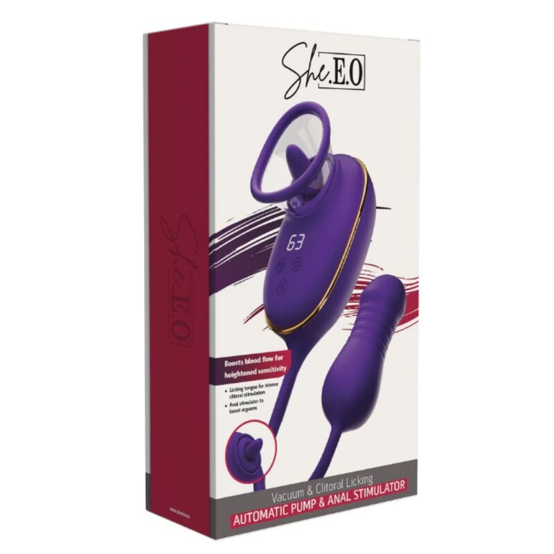 She.E.O Stimolatore Clitorideo Dual Action Premium in Silicone - immagine 5