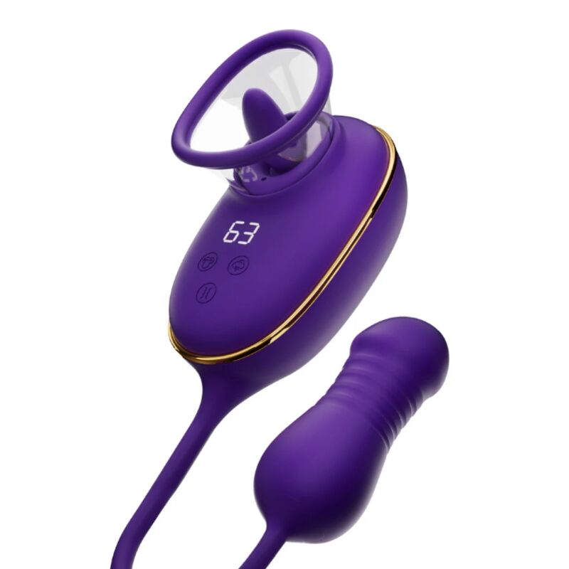 She.E.O Stimolatore Clitorideo Dual Action Premium in Silicone