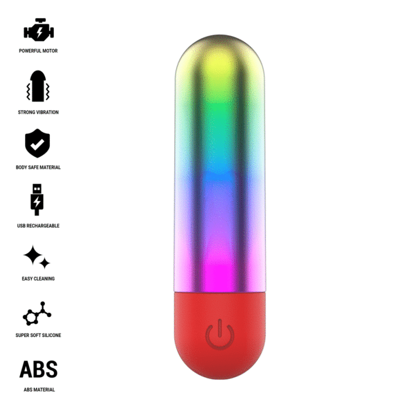 Fun Toys Intense Debbie Mini Vibratore Clitorideo Rainbow