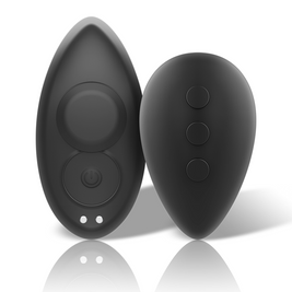 Black&Silver Preston Slip Vibrante con Telecomando in Silicone