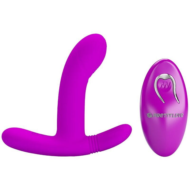 Control Geri Massaggiatore con Telecomando in Silicone Rosa