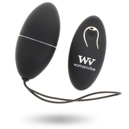 Womanvibe Alsan Egg Vibratore Telecomandato in Silicone Nero