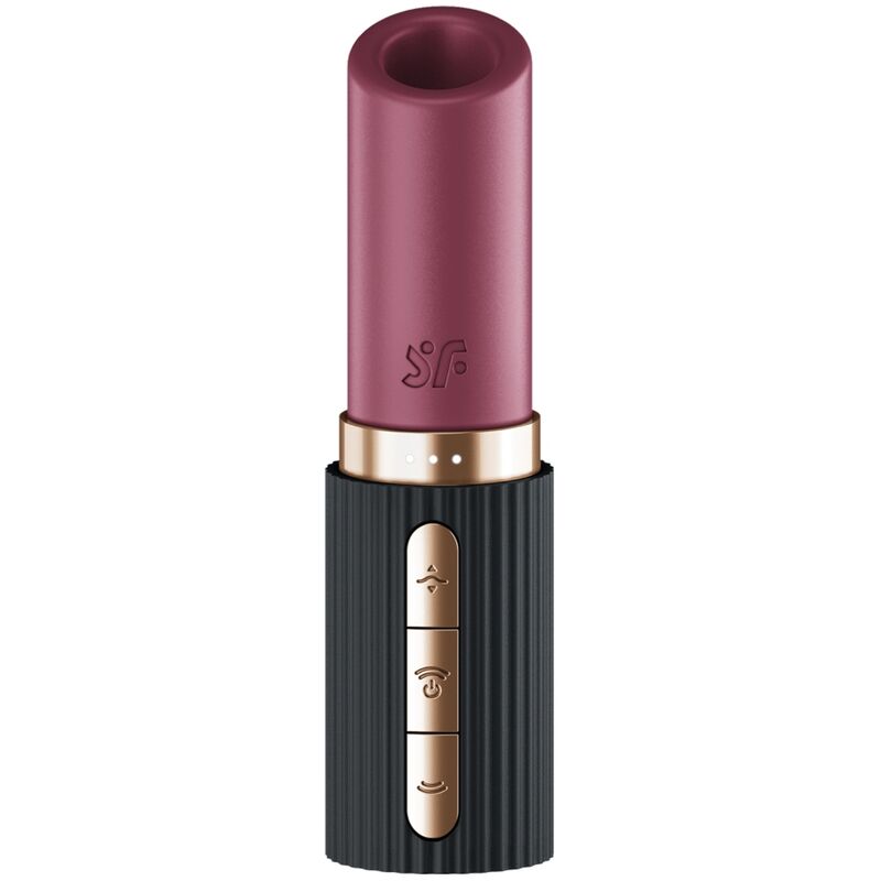 Satisfyer Deep Kiss Wave Stimolatore a Onda in Silicone Granato - immagine 2