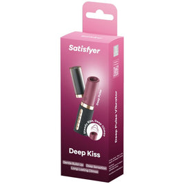 Satisfyer Deep Kiss Wave Stimolatore a Onda in Silicone Granato - immagine 6