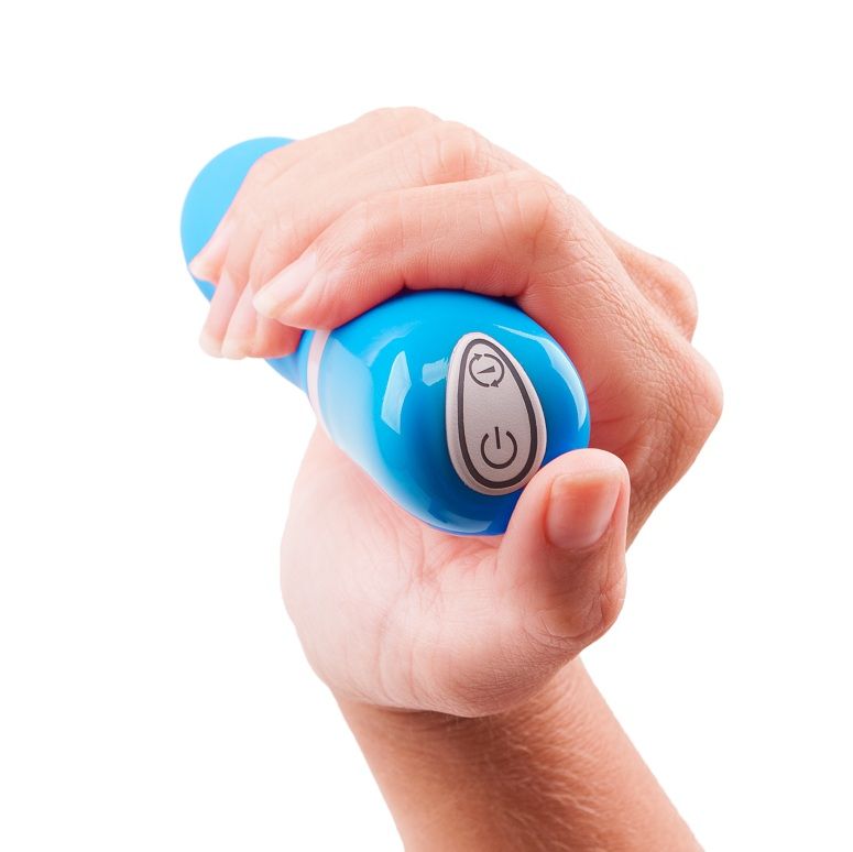 B Swish Bdesired Deluxe Curva Mini Vibratore Blu Laguna - immagine 2