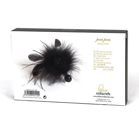Bijoux Indiscrets Pom Pom Spolverino in Piuma Premium Body-Safe - immagine 2